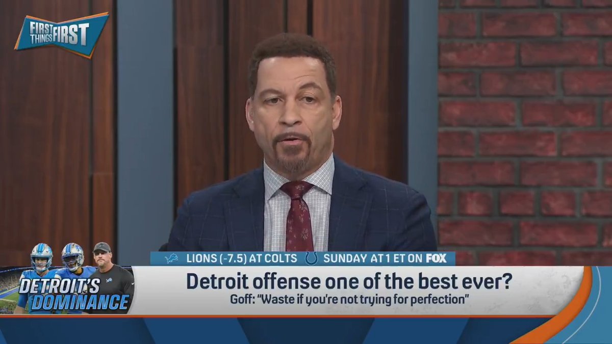 Chris Broussard says it’s “utterly ridiculous” to believe that the Detroit Lions currently have one of the best offenses in NFL history #OnePride
