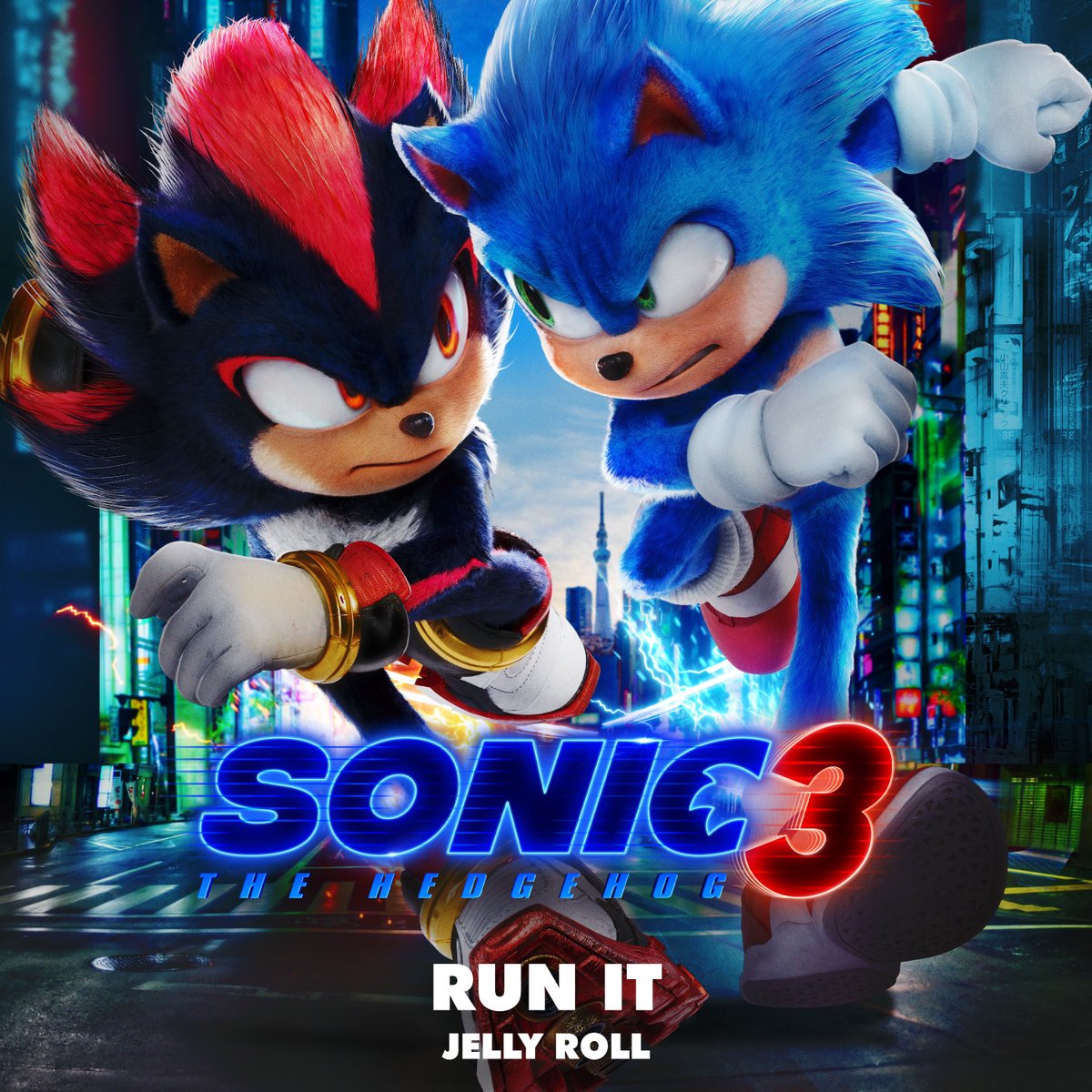 RUN IT with Jelly Roll and #SonicMovie3. 🔥 Listen now: