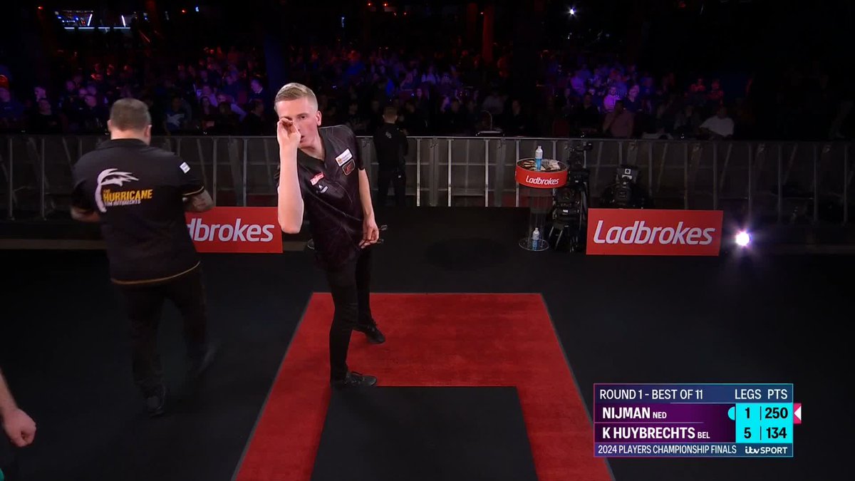 HUYBRECHTS STUNS NIJMAN 🔥 A huge win for Kim Huybrechts to see off Wessel Nijman 6-1 and power into the Second Round. 📺 #PCF2024 | R1