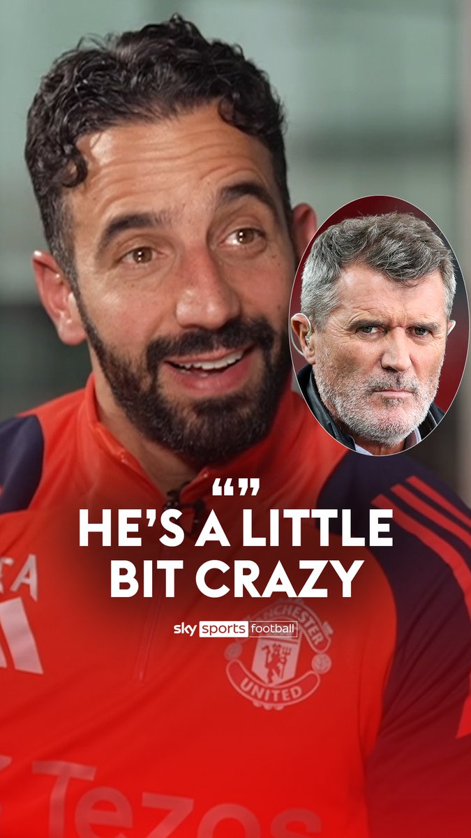 "He's a little bit crazy" 😅 Ruben Amorim is hoping for dinner with Roy Keane 🍽️