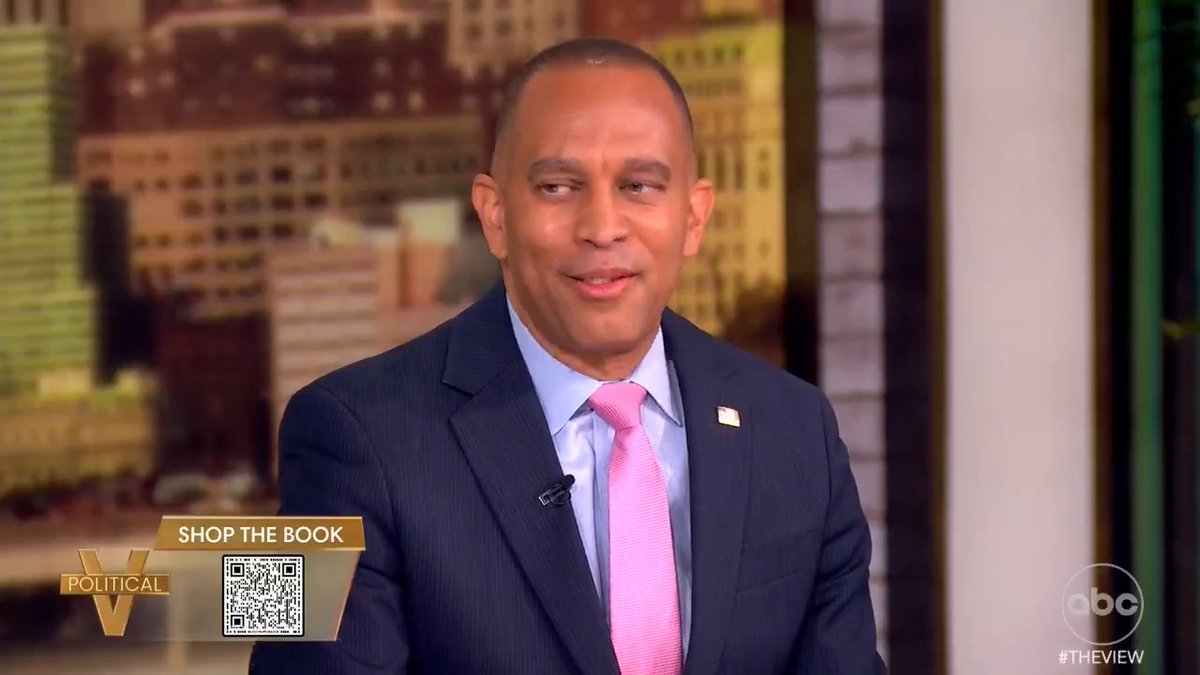 House Democratic leader Hakeem Jeffries tells us about his new book, 'The ABCs of Democracy'!