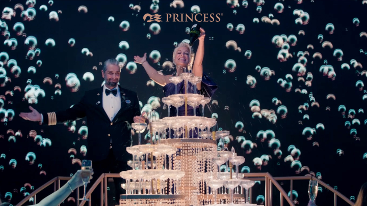 Princess welcomes our very own godmother Hannah Waddingham. aboard Sun Princess to put the love in Love Boat. 🎵🛥️