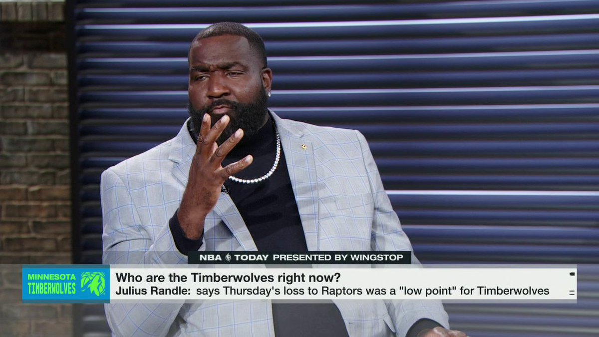.Kendrick Perkins on what he's seen from Ant and the Timberwolves this season 👀 "A play-in team." 😯
