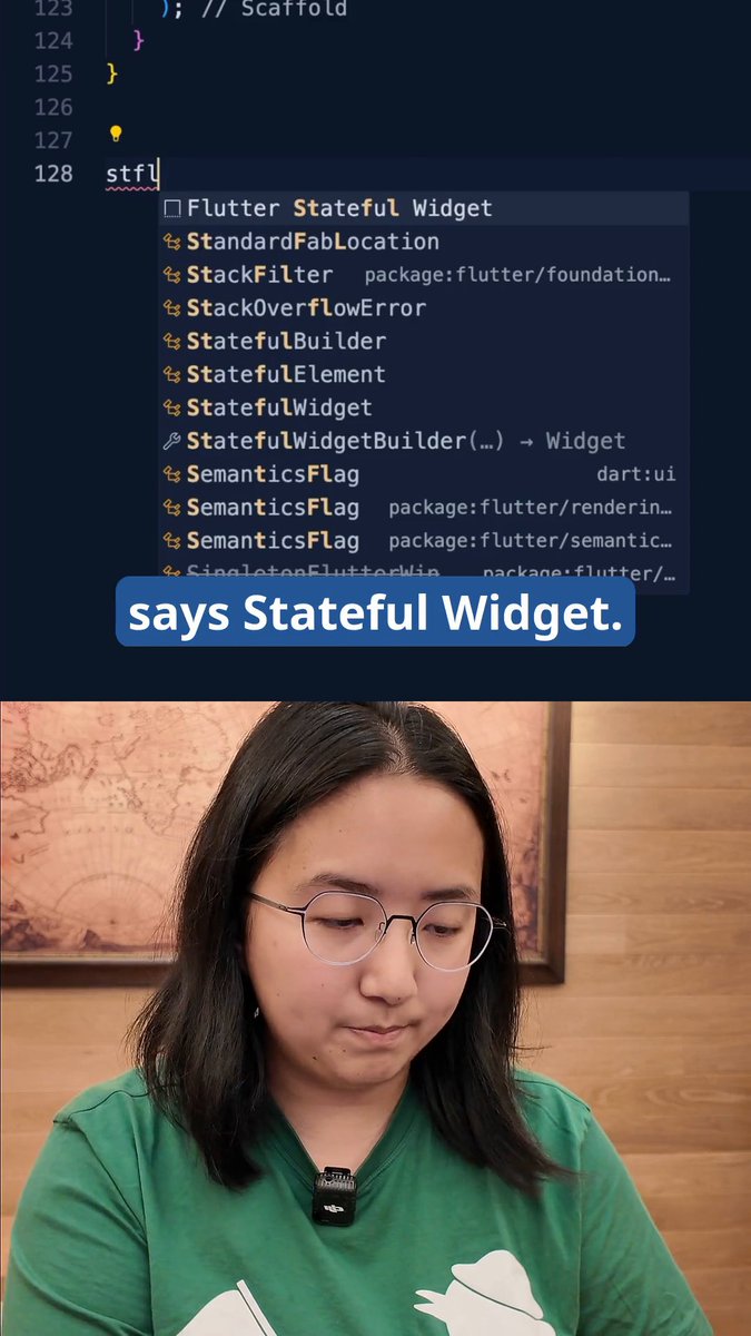 Instantly write common Flutter boilerplate with IDE snippets 👀 🎬