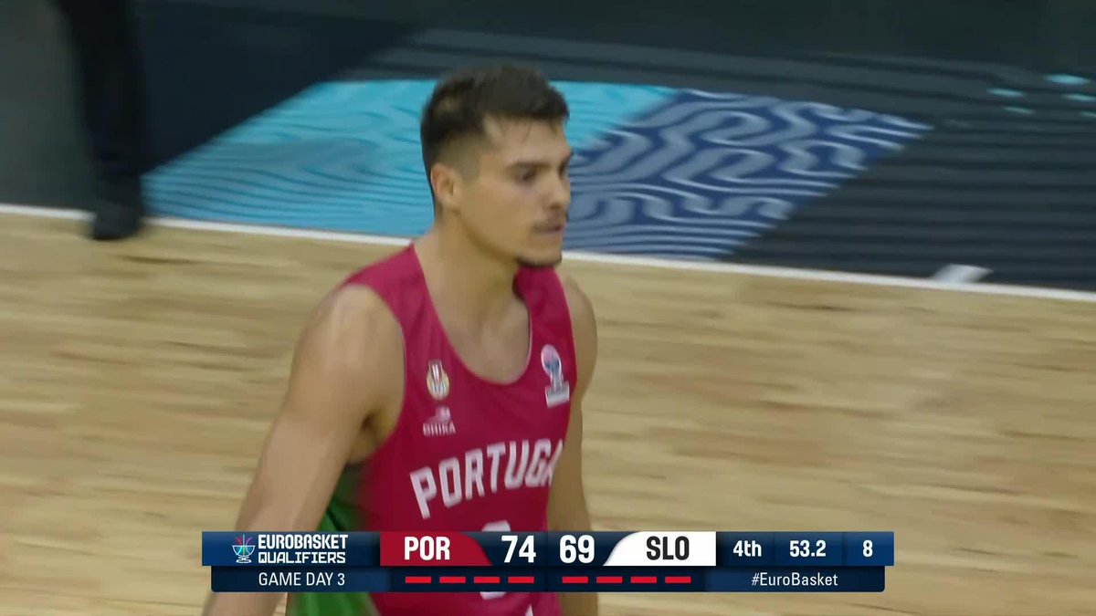If at first you don't succeed... ...try another five (?) times. #EuroBasket | #MakeYourMark x Basquetebol Portugal