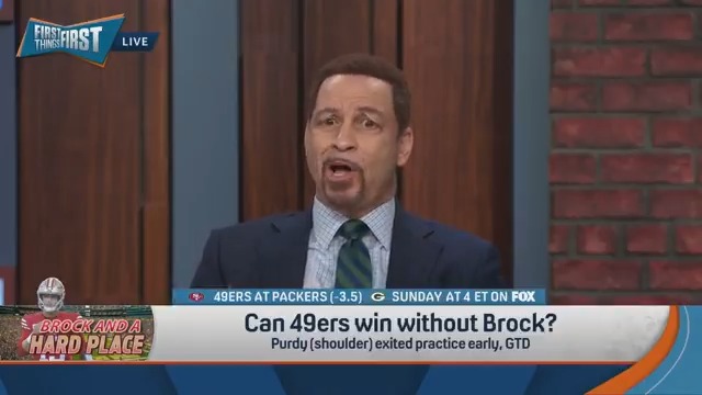 .Chris Broussard on what a 49ers win without Brock Purdy would mean: "So what?"