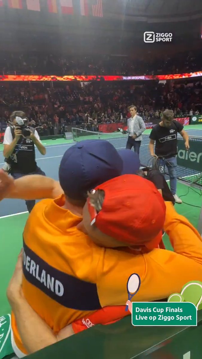 PRACHTIG! 🥹 #ZiggoSport #DavisCup #Nederland