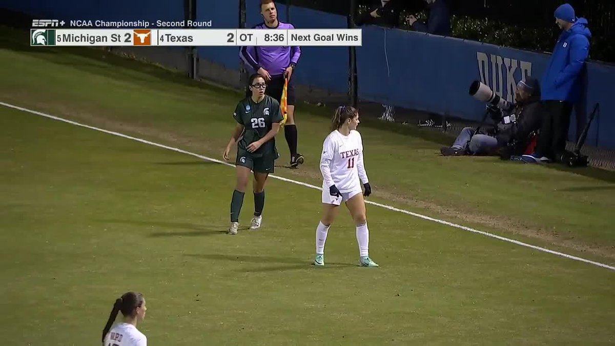 MACKENZIE ANTHONY!!!!! IT'S OVER!!!!!! FINAL (OT): MSU 3, UT 2 #GoGreen