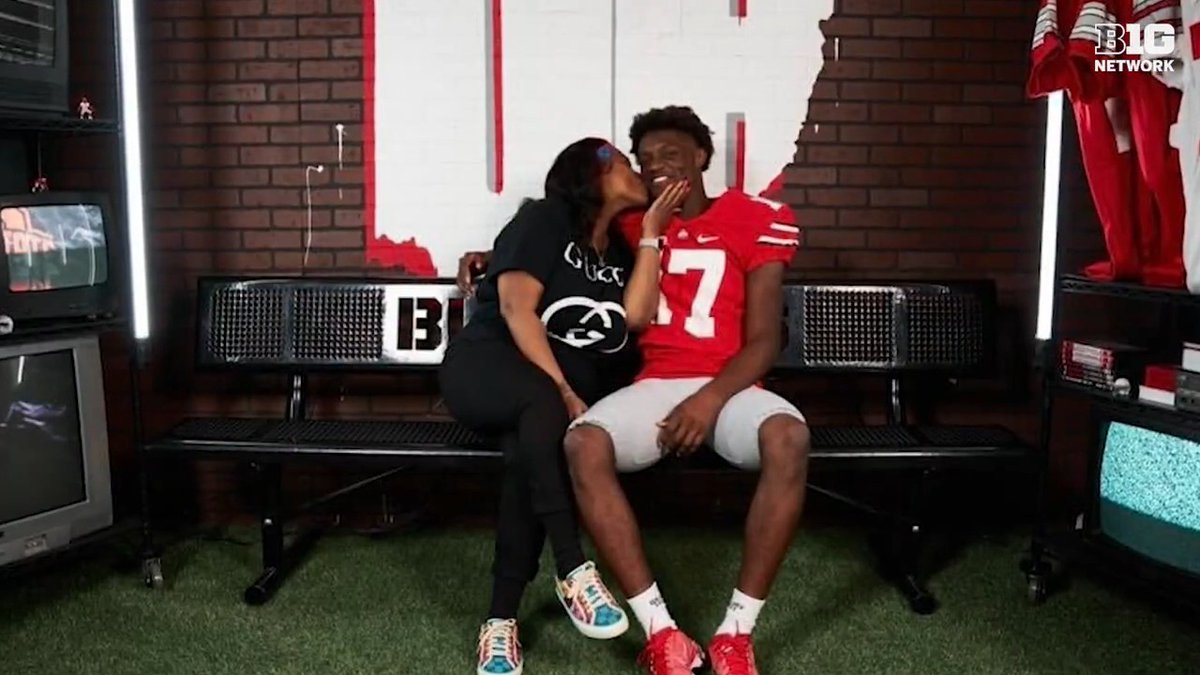 “She was like my best friend, mom and everything all in one.” @carnelltate_'s beloved mother, Ashley Griggs, was killed in 2023. The Journey profiles the Ohio State Football WR's story. #B1GFootball