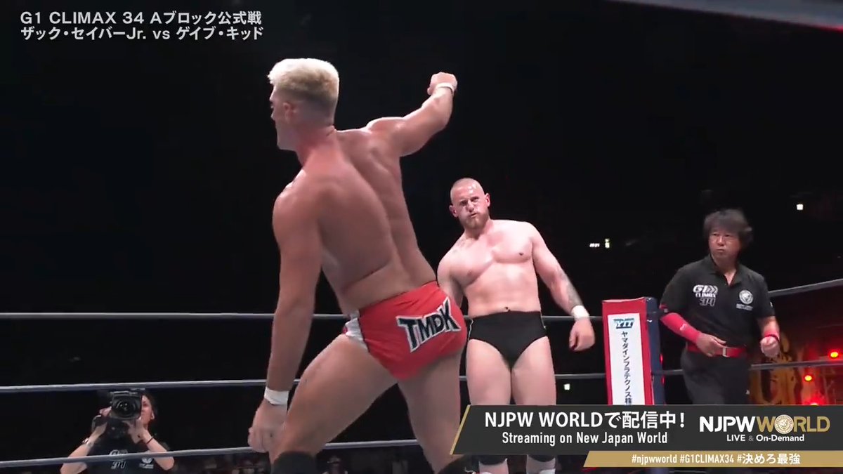 Zack Sabre Jr. vs Gabe Kidd was one of my favourite matches of the G1 this year, it was a love letter to the history of Japanese wrestling