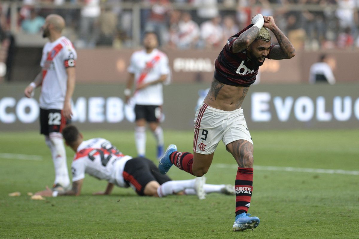 Há exatos 5 anos: O últimos minutos da final entre Flamengo e River Plate da Copa Libertadores 2019. Nostálgico!