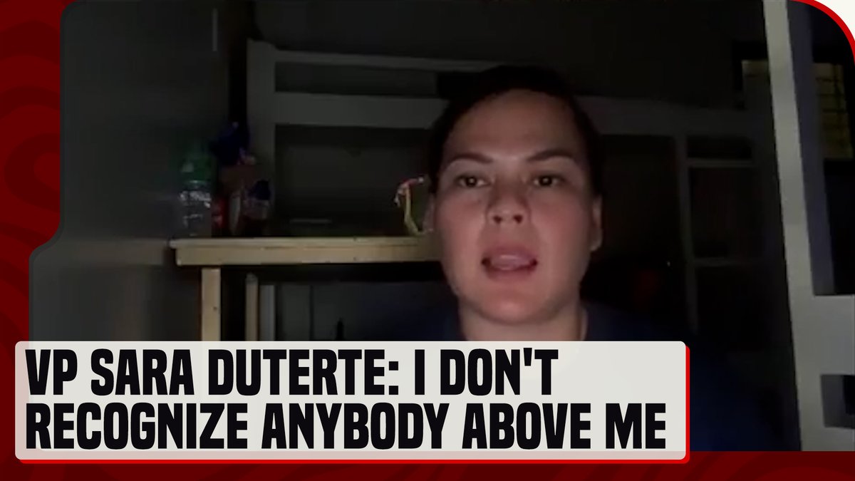 Hindi ani Vice Pres. Sara Duterte kinikilala ang sinumang nasa itaas niya. Ito ang naging diretsahang sagot ni Vice Pres. Sara Duterte nang tanungin kung mapagkakatiwalaan pa ang gobyerno, sa isang press conference, Nov. 23. #News5