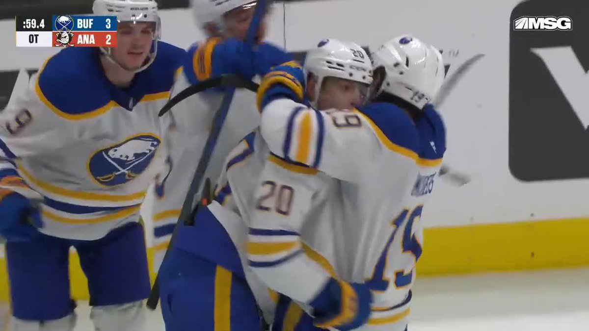 JIRI KULICH WINS IT IN OVERTIME!! #LetsGoBuffalo | #sabrehood