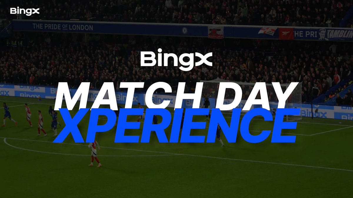 We just hosted an unforgettable #BingX Match Day Xperience in London ⚽️ Our VIPs trained with Chelsea FC players at Cobham, toured Stamford Bridge, and witnessed the epic Chelsea vs Arsenal clash live. Relive the action here! 🎥 #BingXCFC #EmpowerTheFuture #CFC