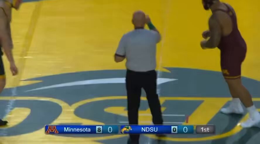 Gable Steveson first match back for Minnesota, college wrestling got more exciting today!