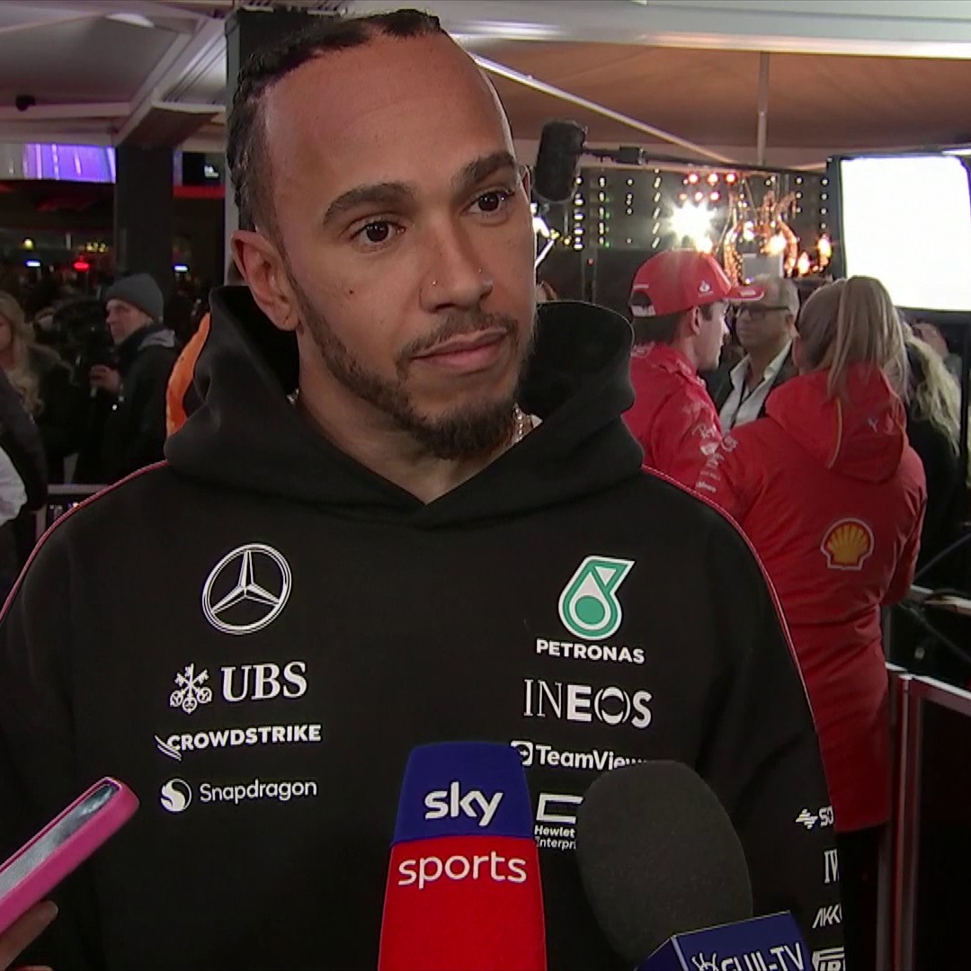 "It is what it is" 🤷‍♂️ Lewis Hamilton on a difficult Q3, which will see him start P10, with his teammate George Russell on pole 👇
