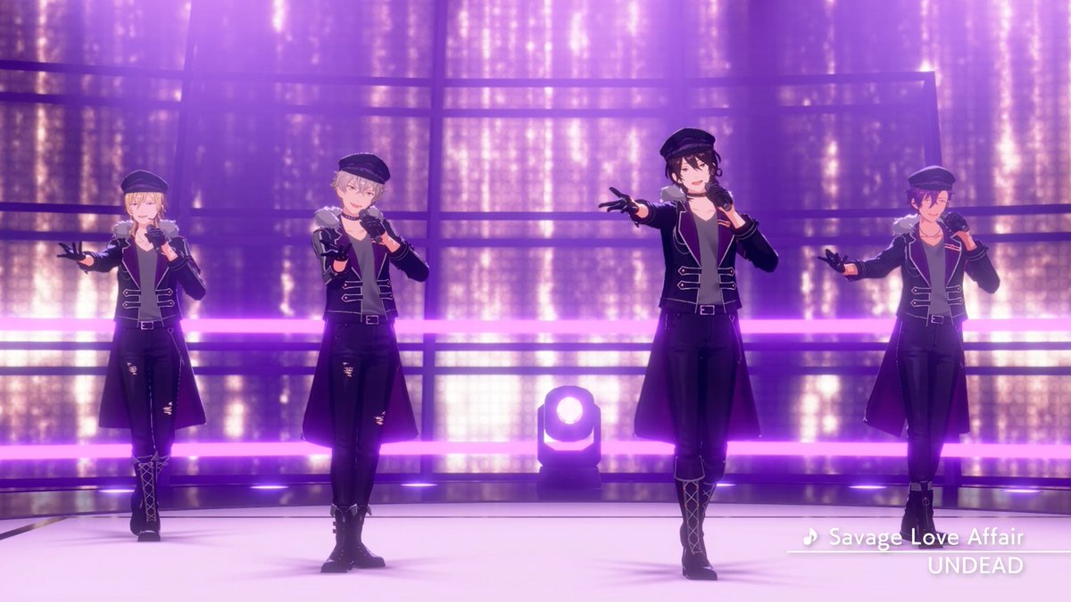 【お知らせ】 11月24日15時に『UNDEAD』が歌う『Savage Love Affair』をライブ楽曲に追加予定✨ アプリでの登場に先行して『Savage Love Affair』のMVを公開します❗ MVはあんスタチャンネルでも公開していますので是非チェックしてみてください🎶 #あんスタ