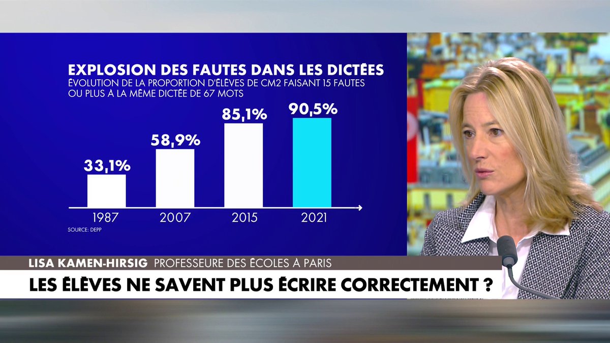 Lisa Kamen-Hirsig : «La chute du niveau de l'orthographe est flagrante et massive», dans #HDProsWE