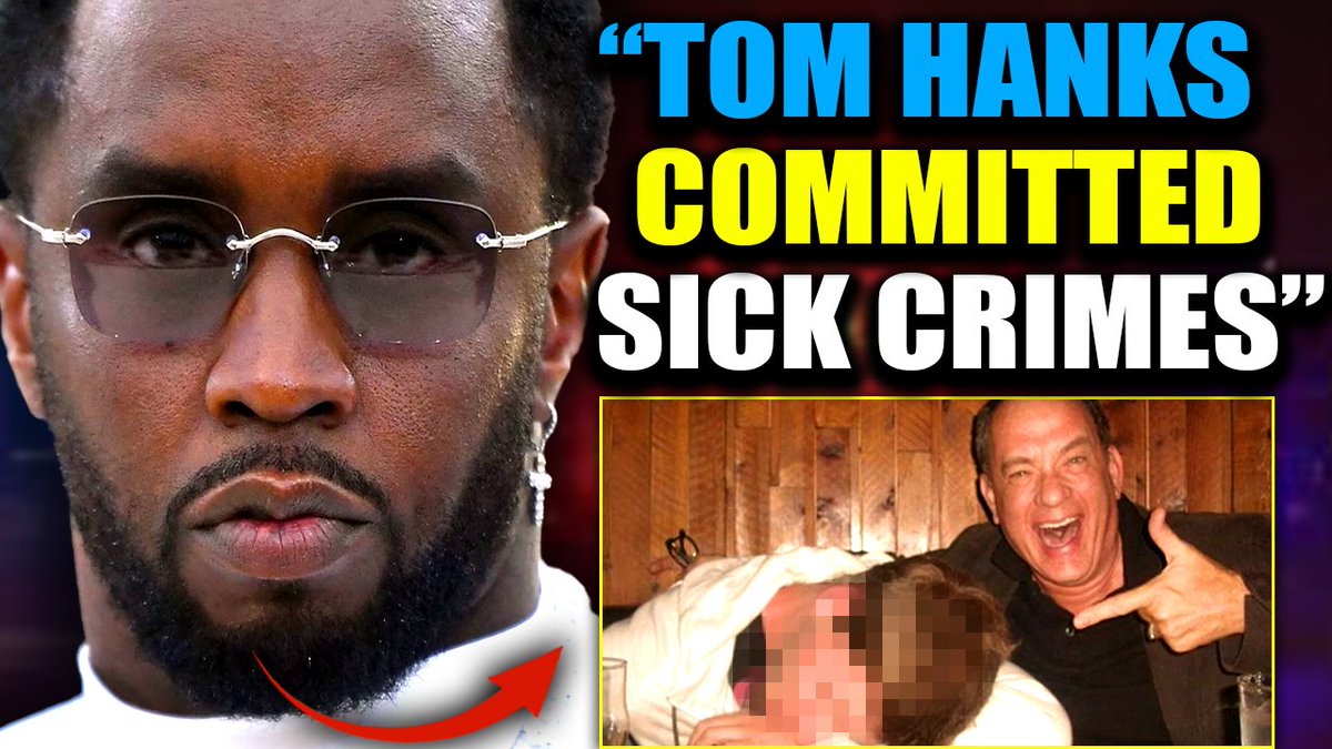 🚨 Tom Hanks Named as Diddy’s "Sickest Participant" in Pedophile Investigation Tom Hanks has been portrayed by Hollywood as the classic wholesome, boy-next-door figure, but those who have shared a movie set with him paint a more disturbing picture. The entertainment industry is reeling as the FBI builds another case against Sean "Diddy" Combs’ alleged involvement in a blackmail scandal centered on underage sex and drugs. Investigators have warned that Tom Hanks - long upheld as a symbol of Hollywood's moral compass - now faces the prospect of being unmasked and facing a career-ending prosecution.