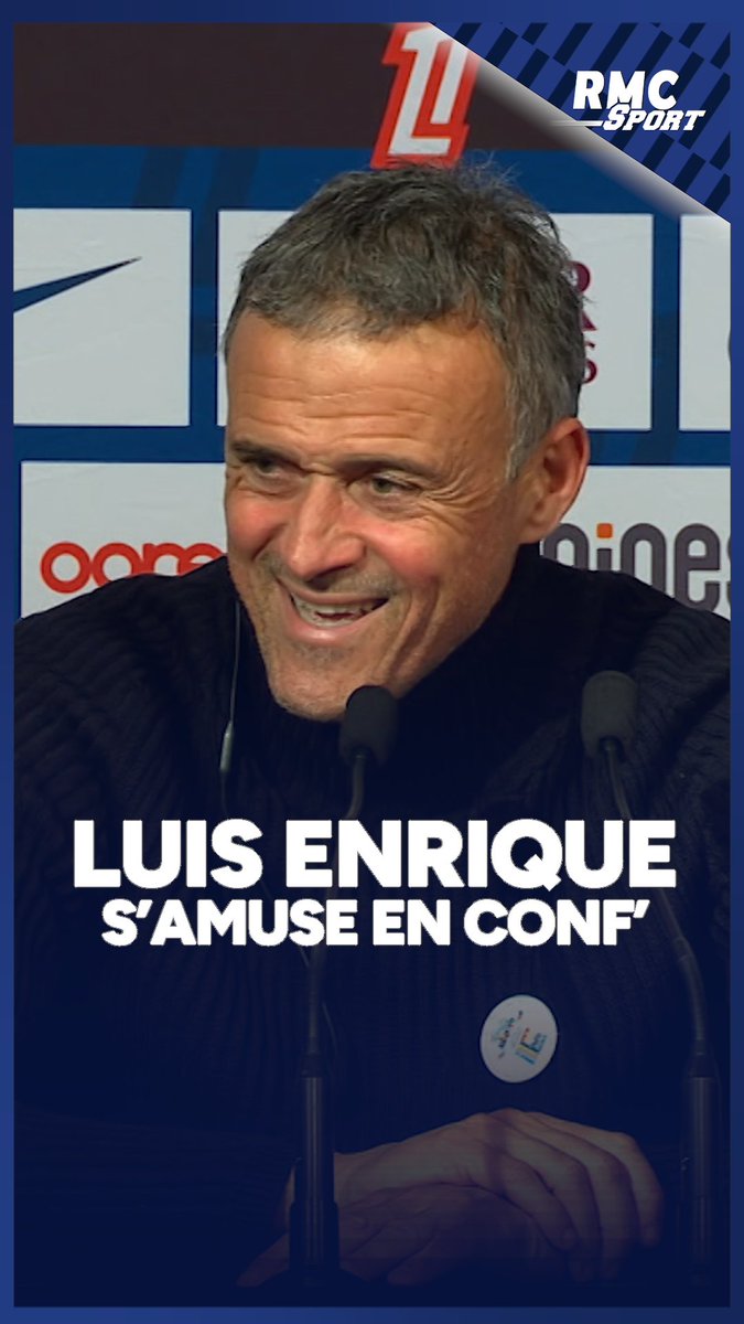🗣️ Luis Enrique quand on lui demande si Safonov peut bousculer la hiérarchie des gardiens au PSG : « Peut-être. Peut-être que oui. Peut-être que non. (en 🇫🇷) Vous avez vu, je me suis amélioré en français. C'est l'accent de Versailles. » 😁 🎥 RMC Sport