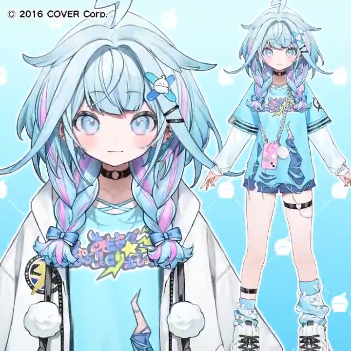 【hololiveDEV_IS FLOW GLOW】 水宮枢様のLive2Dモデルを担当させていただきました💬🔁💙 遅ればせながらしゅぴ…しゅぴ… またデビュー用shortsのモーション部分も制作しております！よろしくお願いいたします！！ illustration：ぶくろて様 (#niiiitoooon) ←叡知