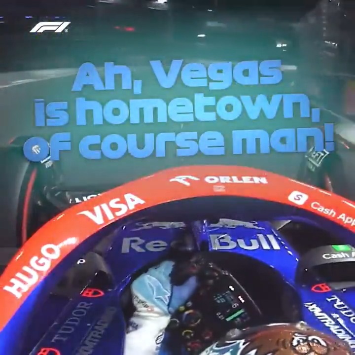 Yuki Tsunoda aka Mr Vegas 😁 #F1 #LasVegasGP