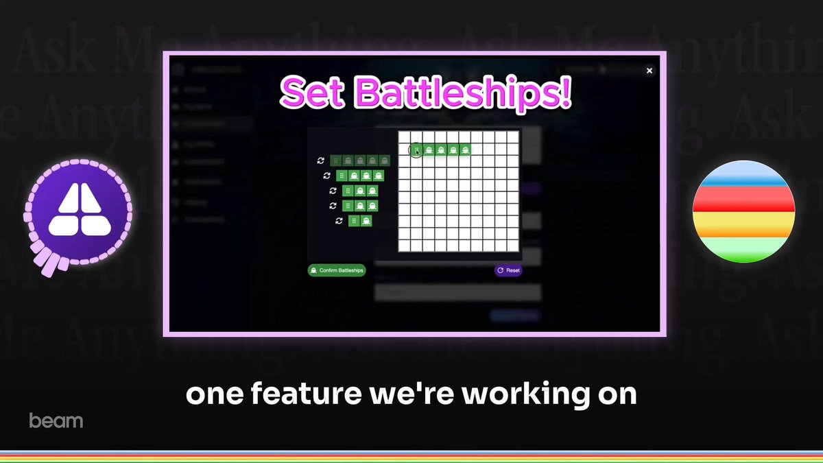We have Arcadia working on implementing tournaments where everyone puts in some $BEAM, and it auto-distributes to the winners. Would you play? 🤔