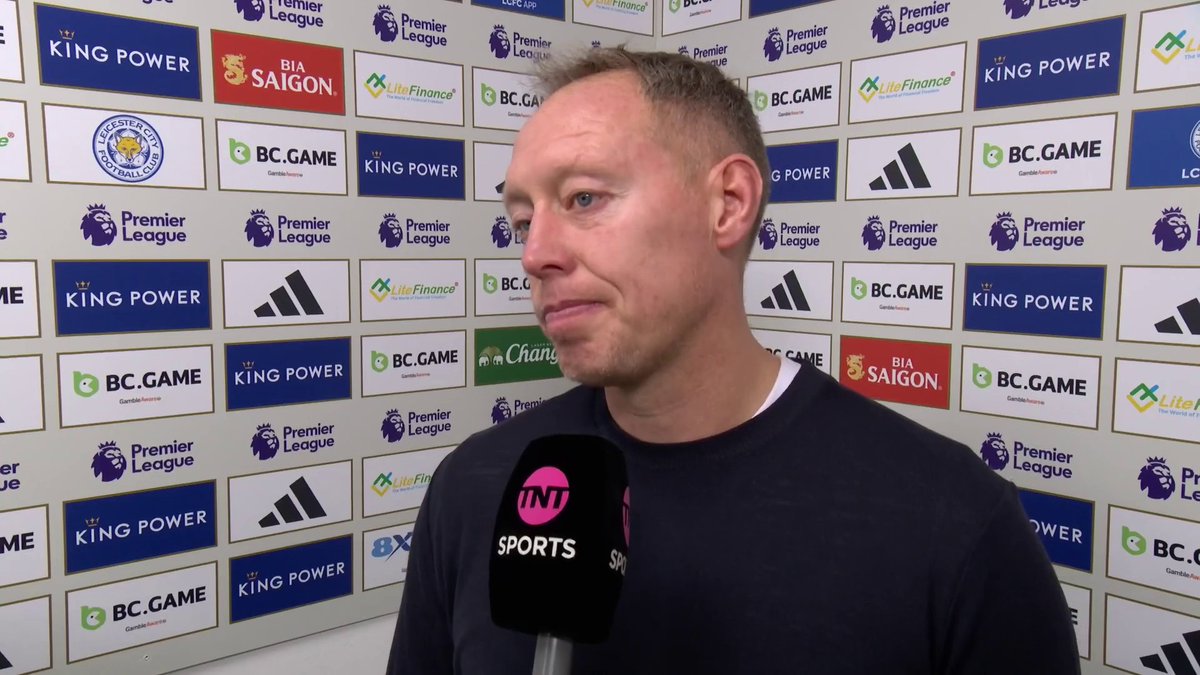 "We've had some terrible luck with this referee this year." 😬 Steve Cooper speaks after Leicester's 2-1 loss to Chelsea at the King Power Stadium 🗣 📺 TNT Sports &amp; discovery+ UK