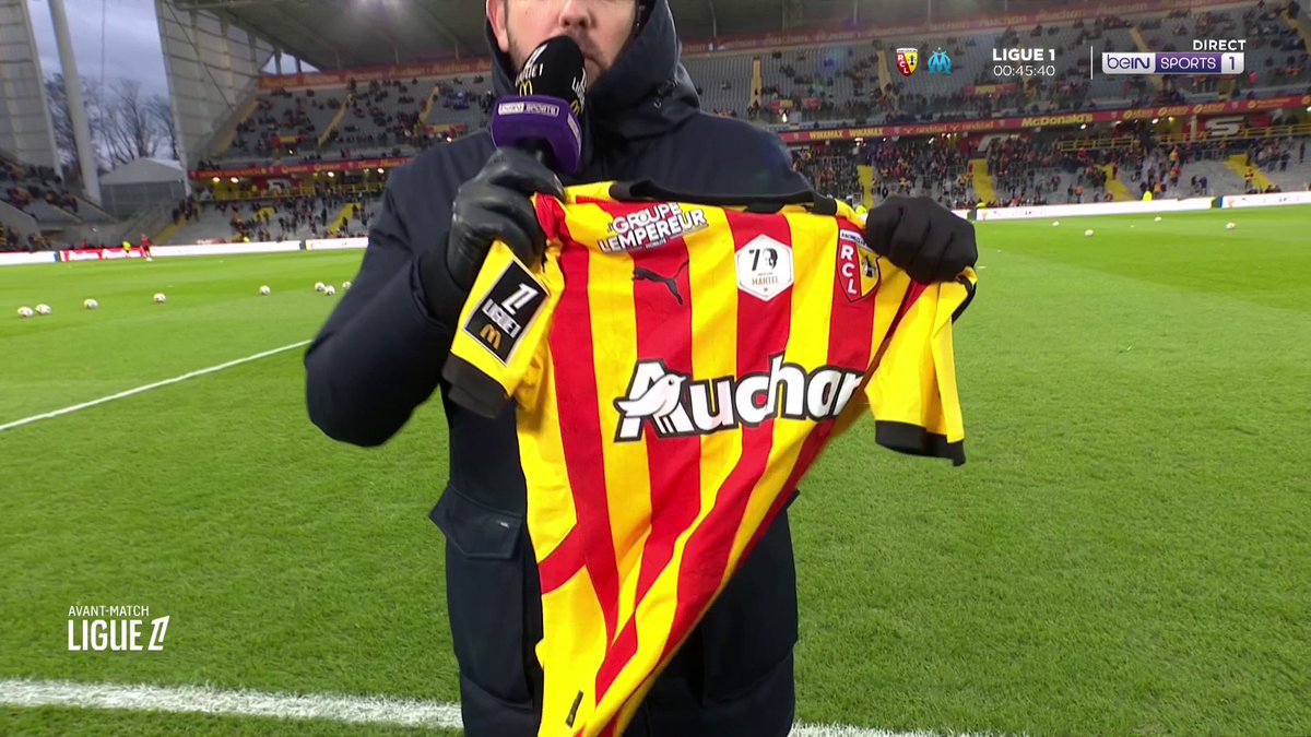 [🎁CONCOURS] ⚽️#beINLIGUE1 🔮 Donnez votre pronostic pour #RCLOM via #beINLIGUE1 👕 Ce maillot du RC Lens est à gagner ! 👉 Follow beIN SPORTS pour jouer