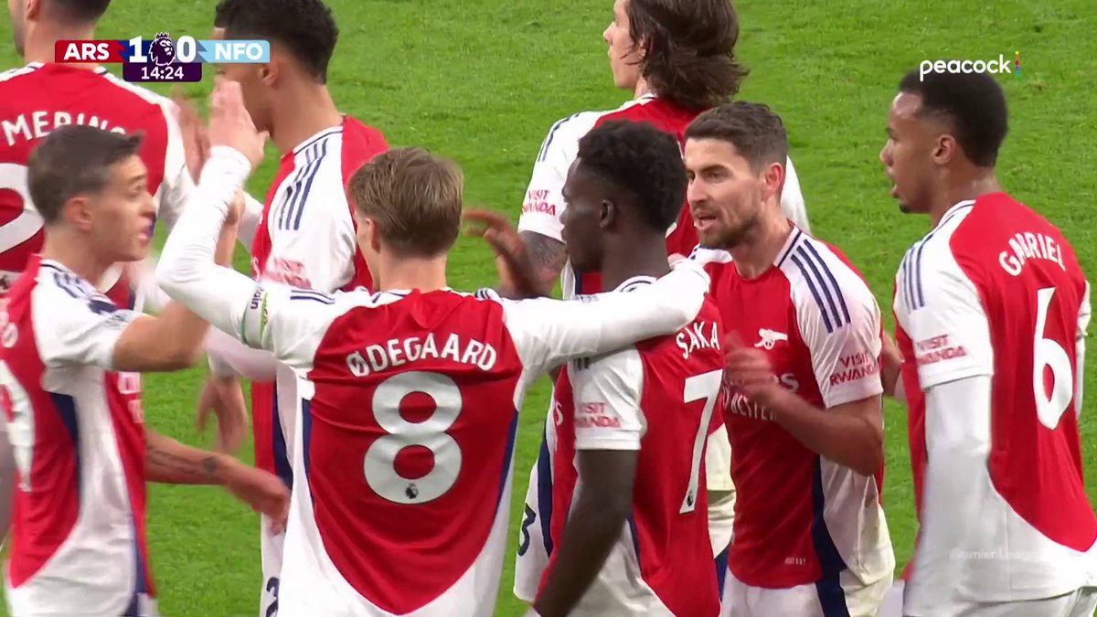 BUKAY😱 SAKA (via NBC Sports Soccer)