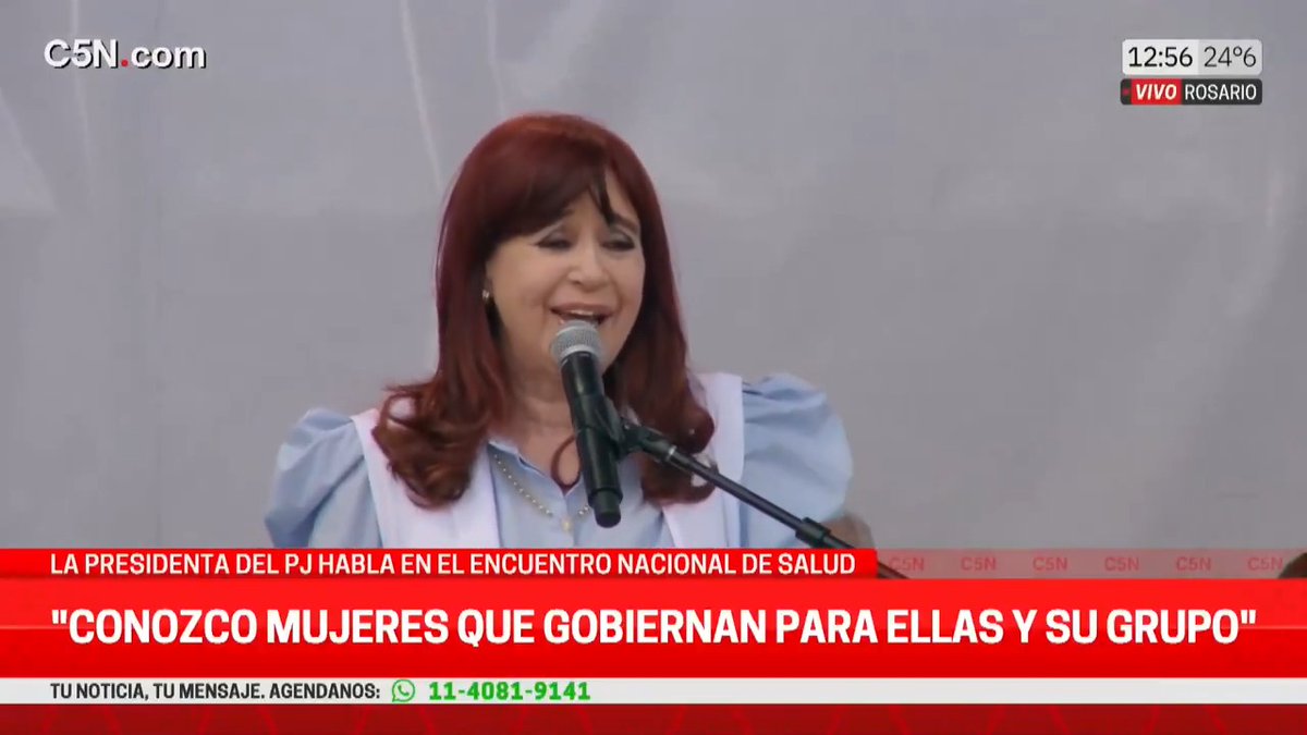 🗣️ Cristina Kirchner: "Al lado de esto, soy la condesa de Chikoff" EN VIVO➡️