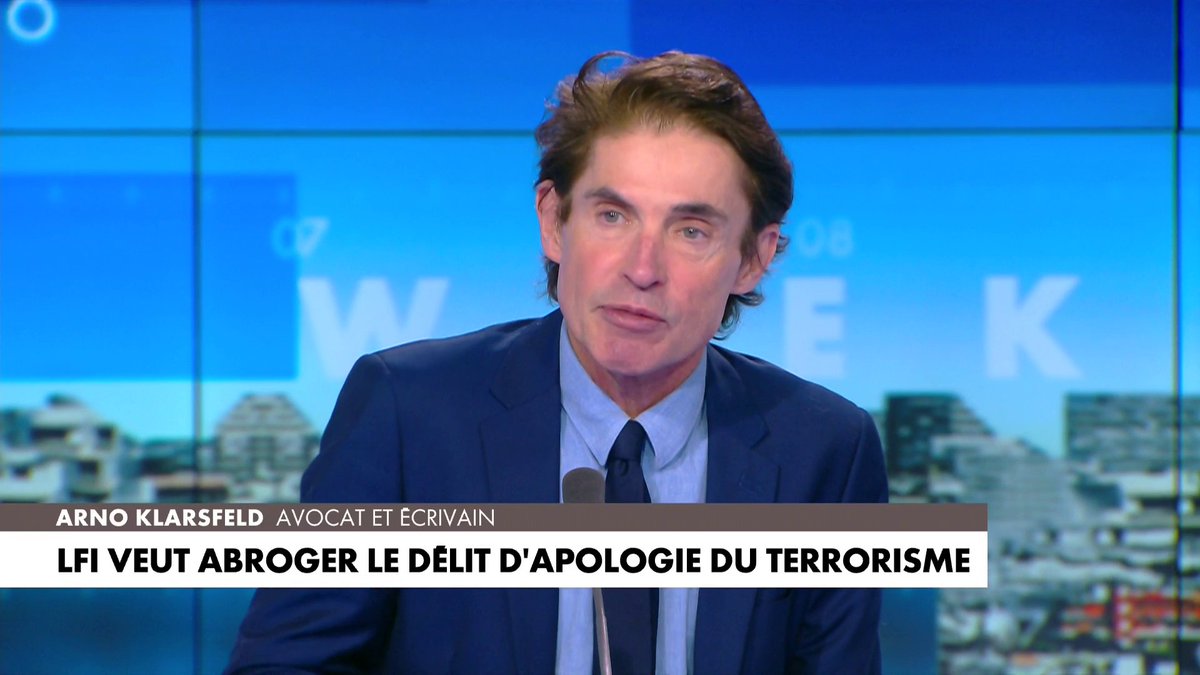 Arno Klarsfeld sur le souhait de LFI d'abroger le délit d'apologie du terrorisme : «Ils sont alliés avec les islamistes pour se faire élire dans certains quartiers», dans #PunchlineWE