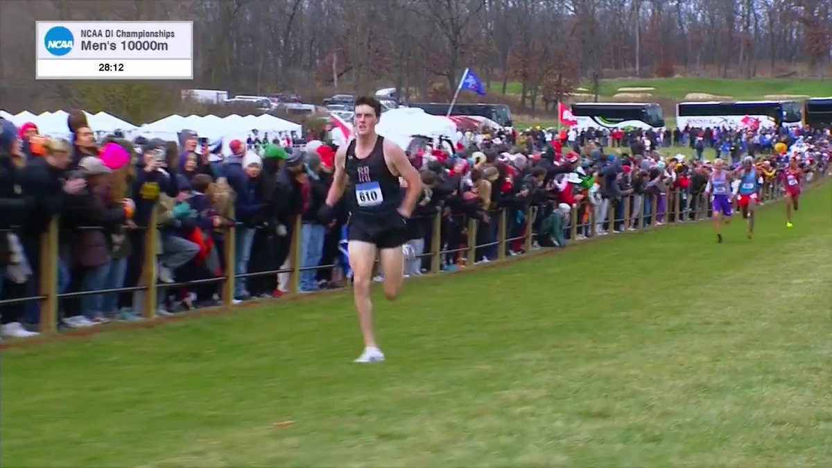 WATCH: Harvard T&F | XC’s Graham Blanks defends the crown and wins the 2024 Men’s Cross Country individual title in 28:37.2. TOUGH AS NAILS. 😤
