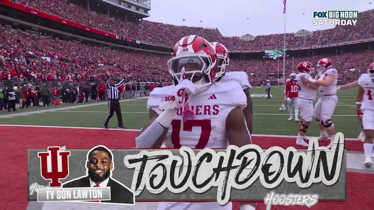 TOUCHDOWN HOOSIERS Indiana Football strikes first in Columbus 😤 (brought to you by AT&T Business #ATTBusiness #NextLevelNetwork)