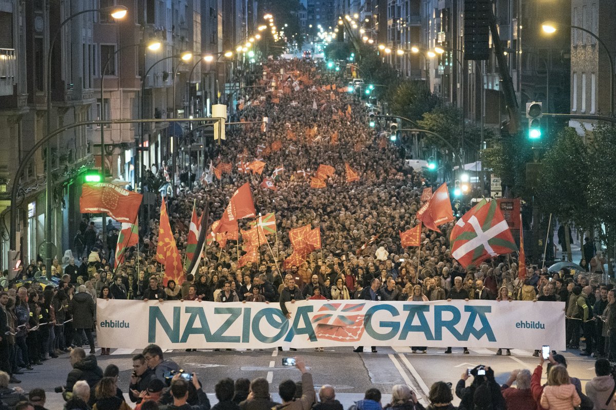 Bidean egindako urratsak ospatzeko batu gara gaur Bilbon. Entzun ezkerreko independentismoaren azken urteko lorpenak Arnaldo Otegi 🔻|ren ahotan👇