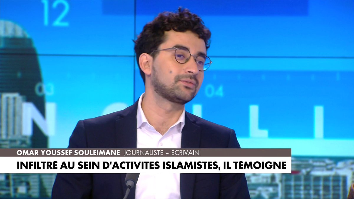 Le journaliste, Omar Youssef Souleimane, qui s'est infiltré au sein d'activités islamistes en France, témoigne en direct sur CNews, dans #PunchlineWE