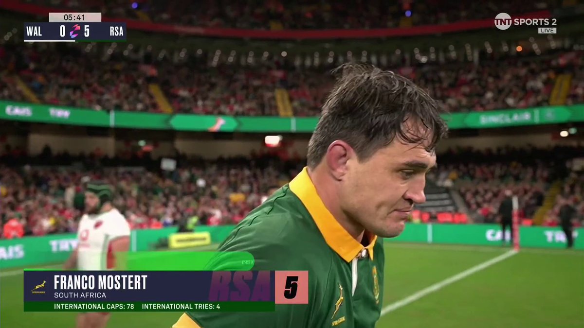 😮💨 WHAT A LINE FROM FRANCO MOSTERT!!! #AutumnNationsSeries #WALvIRE