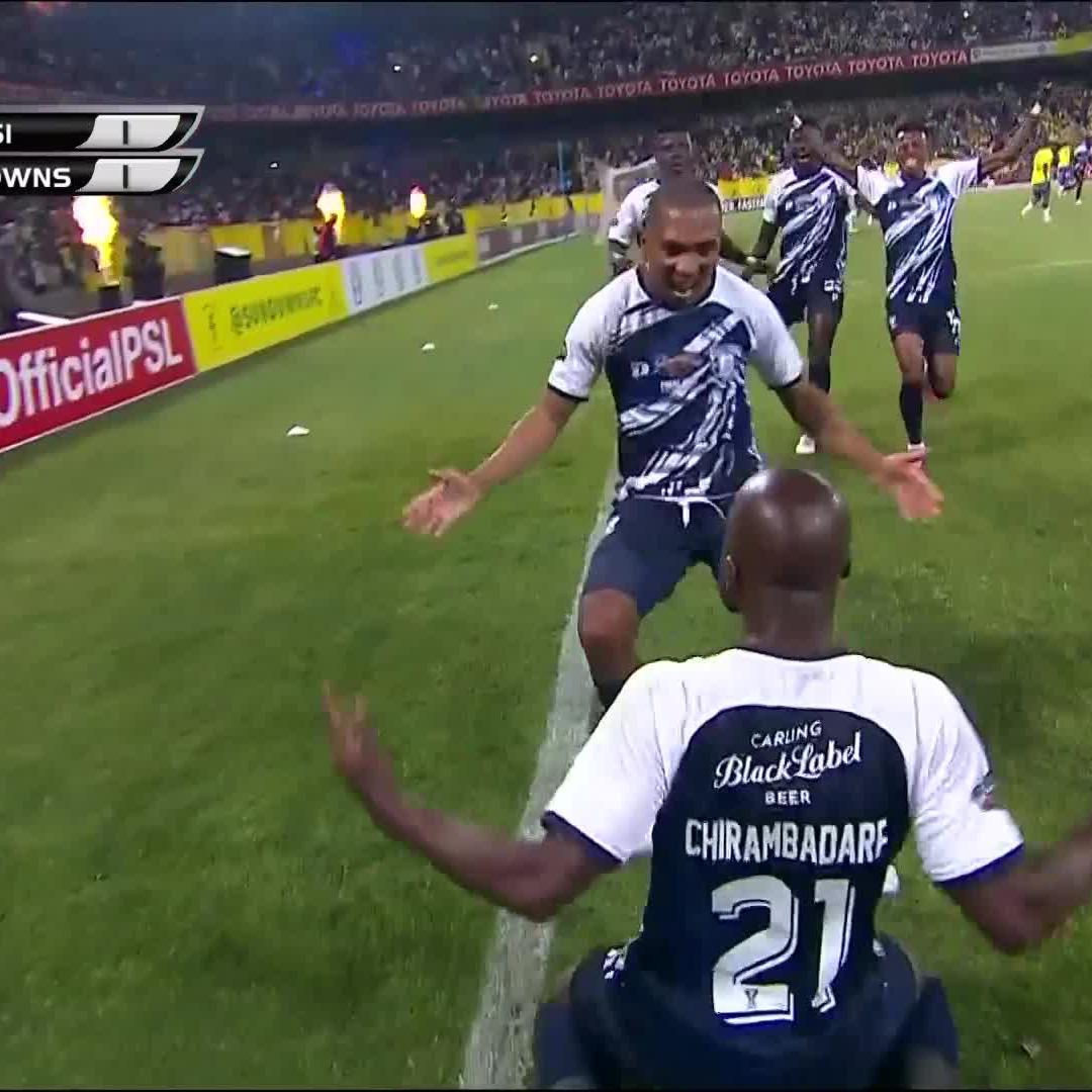 The goal that won Magesi their first top-flight trophy 🥹❤️ It's a beautiful moment for this club 🏆 📺 Stream #CarlingKnockout on DStv: