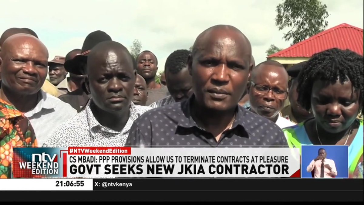 Govt Seeks New JKIA Contractor Mbadi: We’re still open to any investor out there who wants to invest to develop JKIA because we must. JKIA is outdated and dilapidated. It’s not an airport that can compete with other airports in the region. #NTVWeekendEdition Michelle Ngele-Odhiambo
