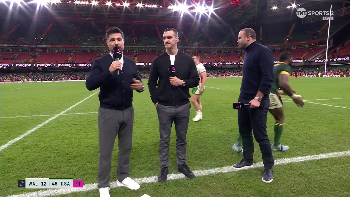 You just can't hate this man! 🤩 🇿🇦 Springboks captain Siya Kolisi joins the broadcast and explains how much respect is shown in the Principality Stadium #AutumnNationsSeries | #WALvRSA