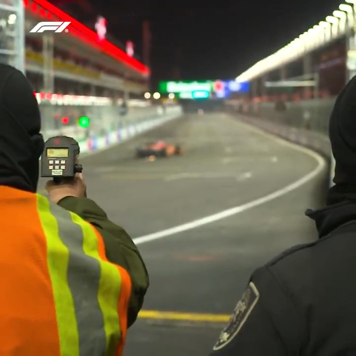 No, officer, I had no idea how fast I was going 😅 #F1 #LasVegasGP