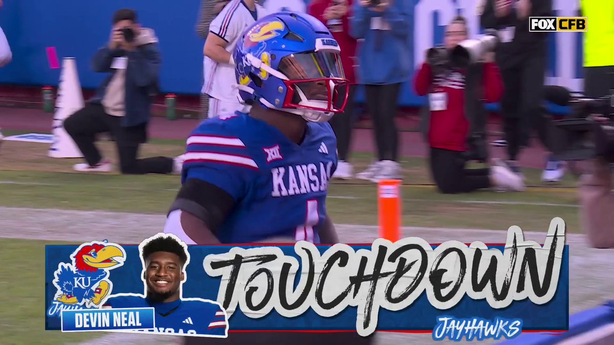 DEVIN NEAL WOULDN'T BE DENIED 😤 Kansas Football strikes first vs Colorado