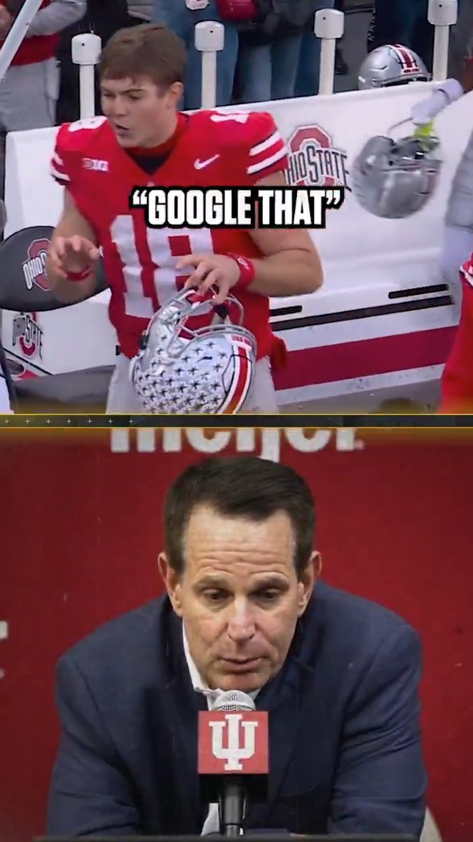 Will Howard had a few messages for Cignetti and Indiana after Ohio State's win