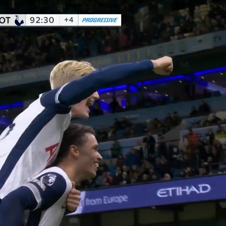 A night Spurs fans will never forget. Watch EVERY GOAL from Tottenham’s 4-0 demolition of Manchester City. 🎥
