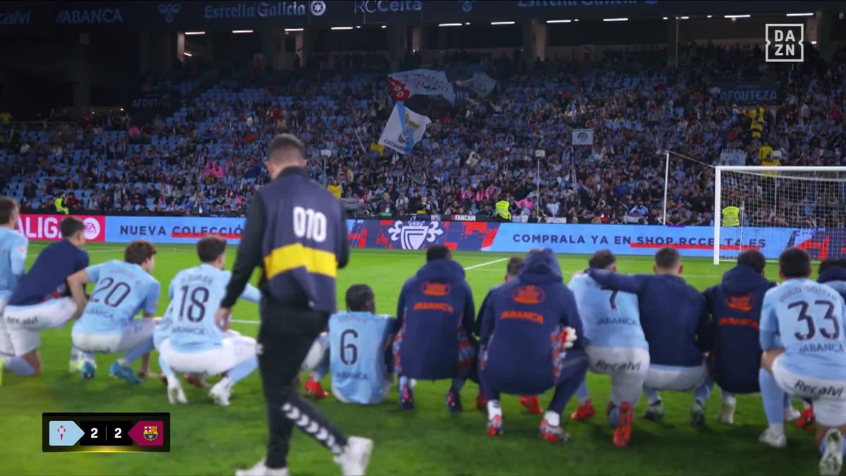 La comunión entre Balaídos y su Celta 💙 #LALIGAenDAZN ⚽