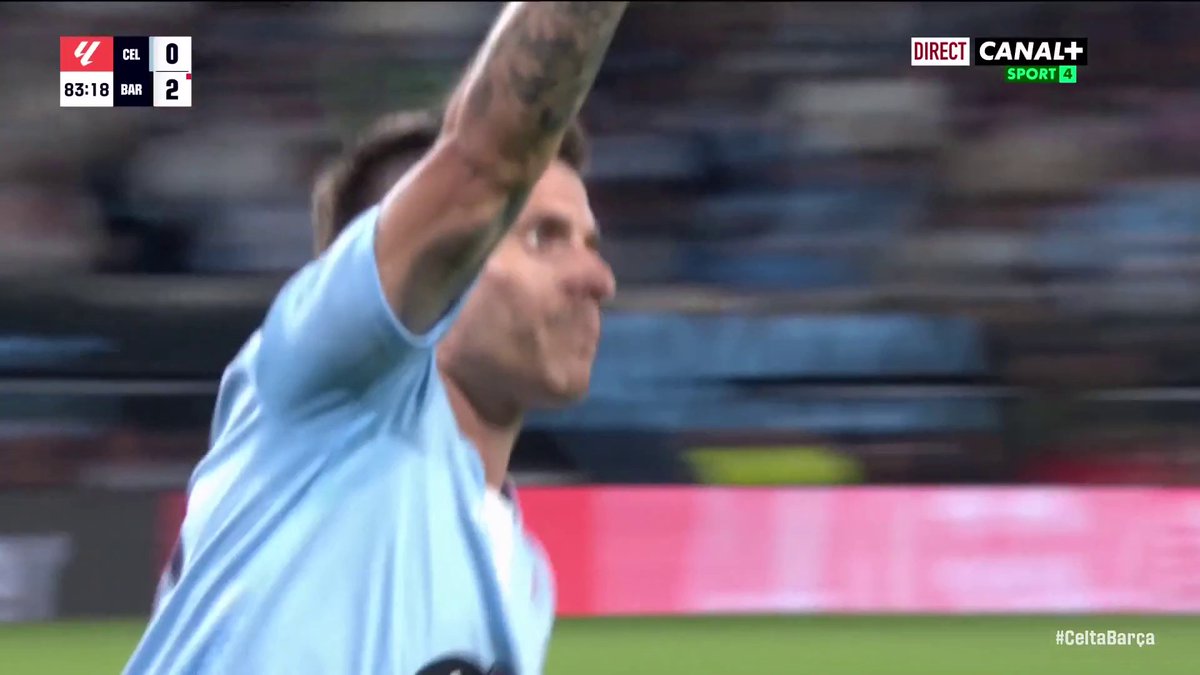 #LaLiga 🇪🇦 : Le Celta Vigo marque deux buts en 2 minutes dans les dernières instants du match et décroche le point du match nul face au Barça (2-2) 💥