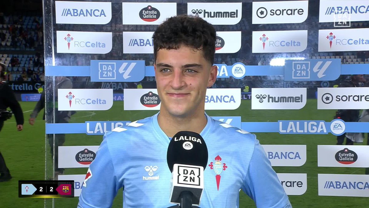 Cómo explicar lo que es el RC Celta cuando lo llevas tan dentro 🥰 Hugo Álvarez 🔊 "Hasta creíamos en la remontada. Esta afición es la hostia" #LALIGAenDAZN ⚽
