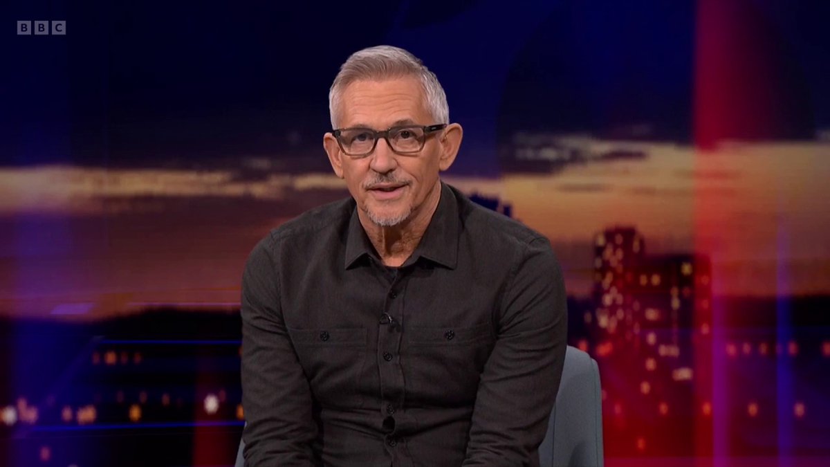 An early contender for the next #MOTD host? 🤣 #MOTD #BBCFootball Gary Lineker Alan Shearer