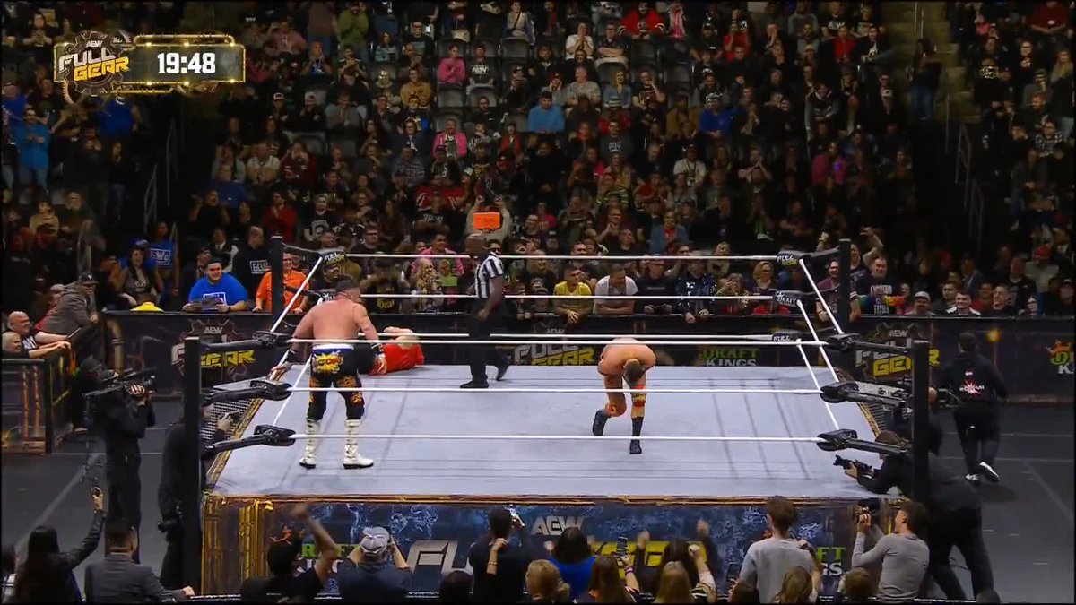 THE BOOM HAS BEEN BROUGHT! DOUBLE CHUNK CHOCOLATE COOKIES FOR EVERYONE! Order #AEWFullGear on PPV right now! QT Marshall | A.J. & Big Justice | #BigJustice | Paul Wight | The Rizzler