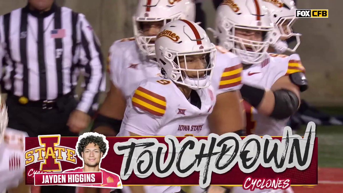 Too easy for Higgins 😤 Iowa State Football takes the lead vs Utah